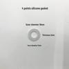 Silicone Rubber Gasket 3412: 62-Inch Leak-Proof Flat Washer Sealing Ring
