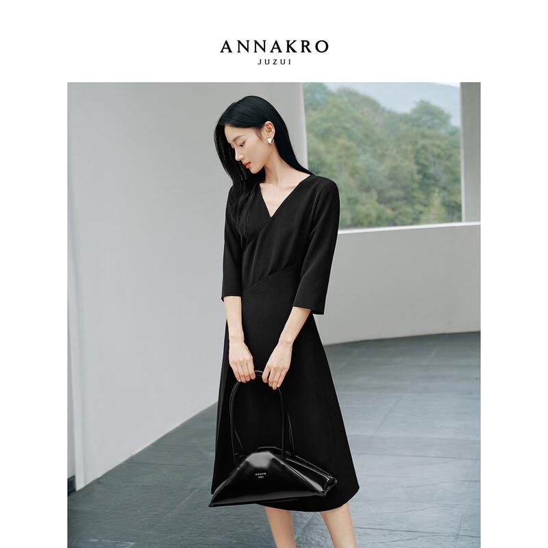 Минималистичное асимметричное платье с разрезом на талии JZ ANNAKOO XL