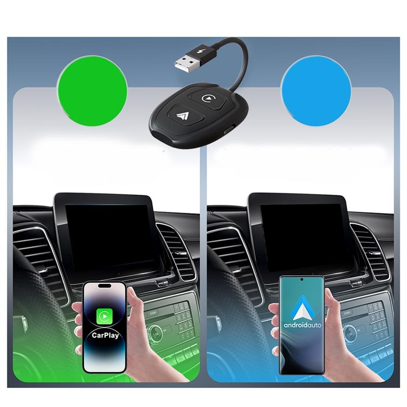Ac29-Wireless Video Carplay Adapter Carplay Box For Wired Carplay Cars And Android Auto Cars