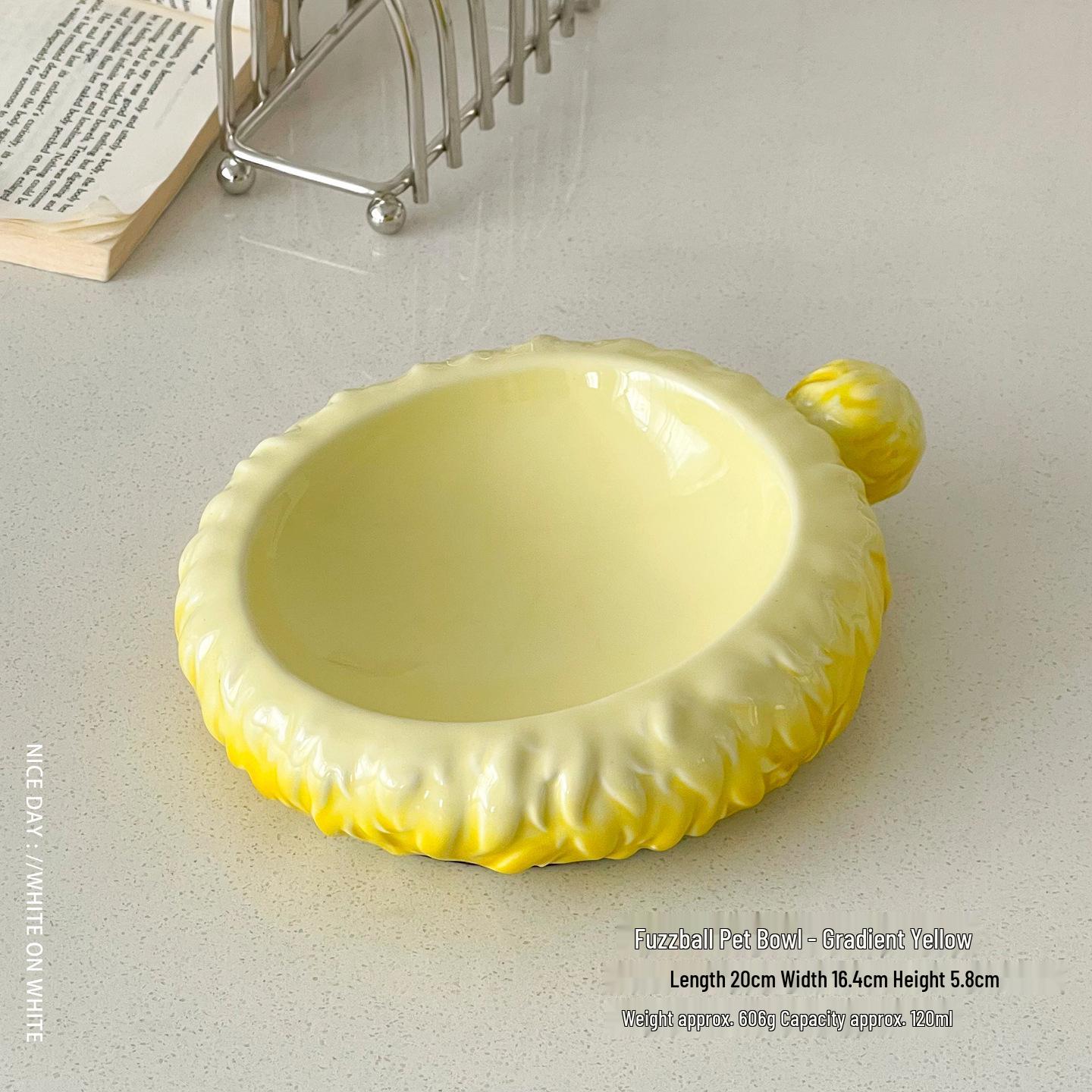 

Ceramic Cat & Dog Bowl: Cute Large-Caliber Food & Water Dish