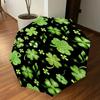 1PC clover leaves Automatic Open/Close Umbrella with Windproof, 8-Rib Sturdy Canopy, Durable Ribs, Fashionable Design, Outdoor Accessory, Fun Prin, Ho