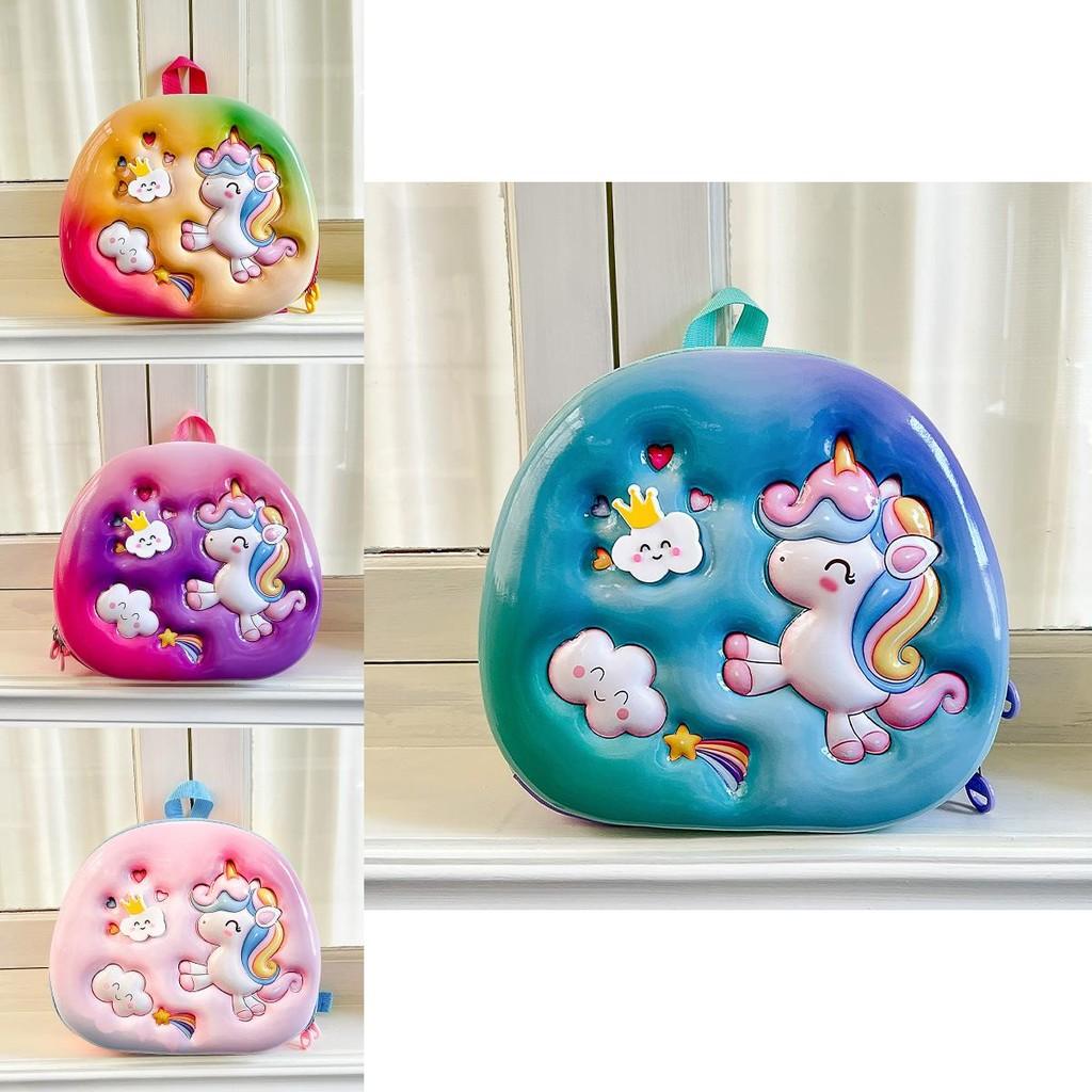 Spacious And Lightweight Kids 3d Hard Shell Backpack With Cartoon Design For School