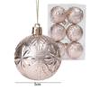 6/12PCS Christmas Ball Ornaments Xmas Tree Hanging Pendant Sets 5cm Colorful Ball Decoration for New Year Christmas Home Party