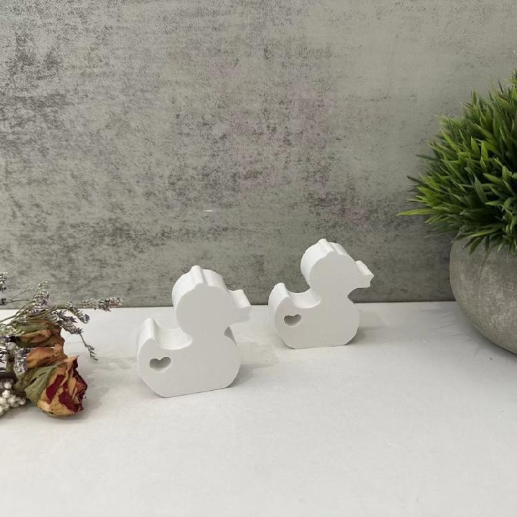 Duck Figurine Silicone Candle Molds Epoxy Resin Molds for Candle Soap Making Fondant Chocolate Mould for Cake Baking