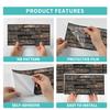 Industrial Style Retro American Tile Sticker, Self-Adhesive Waterproof Pvc Wall Decoration Kitchen Bedroom Wall Sticker Wallpaper