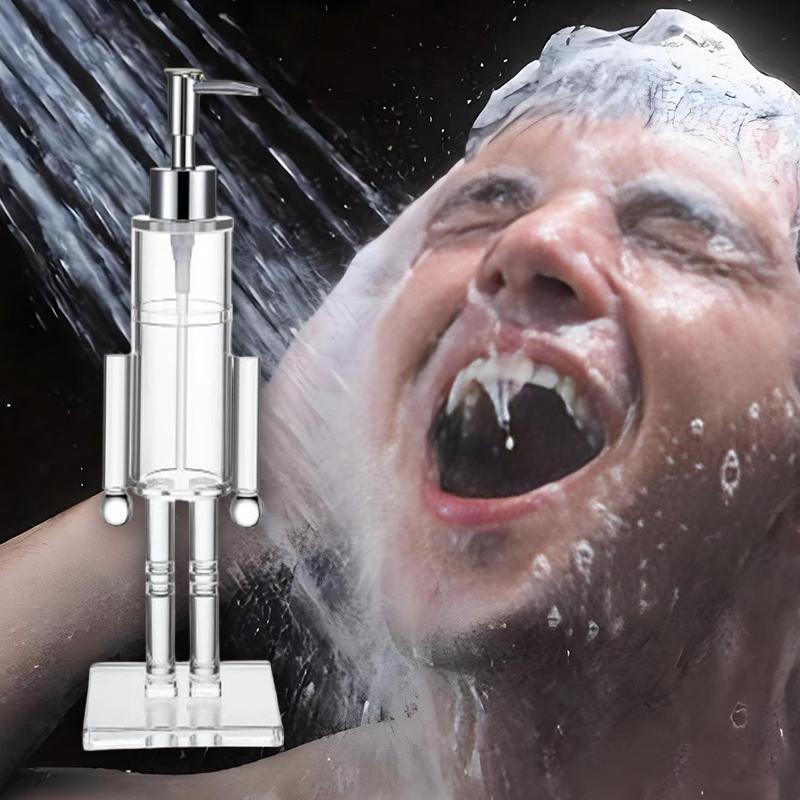 Nutcracker Soap Dispenser, Clear Acrylic Nutcracker Soap Dispenser, Decorative Soapdispenser,Christmas Hand Soaps Bottle