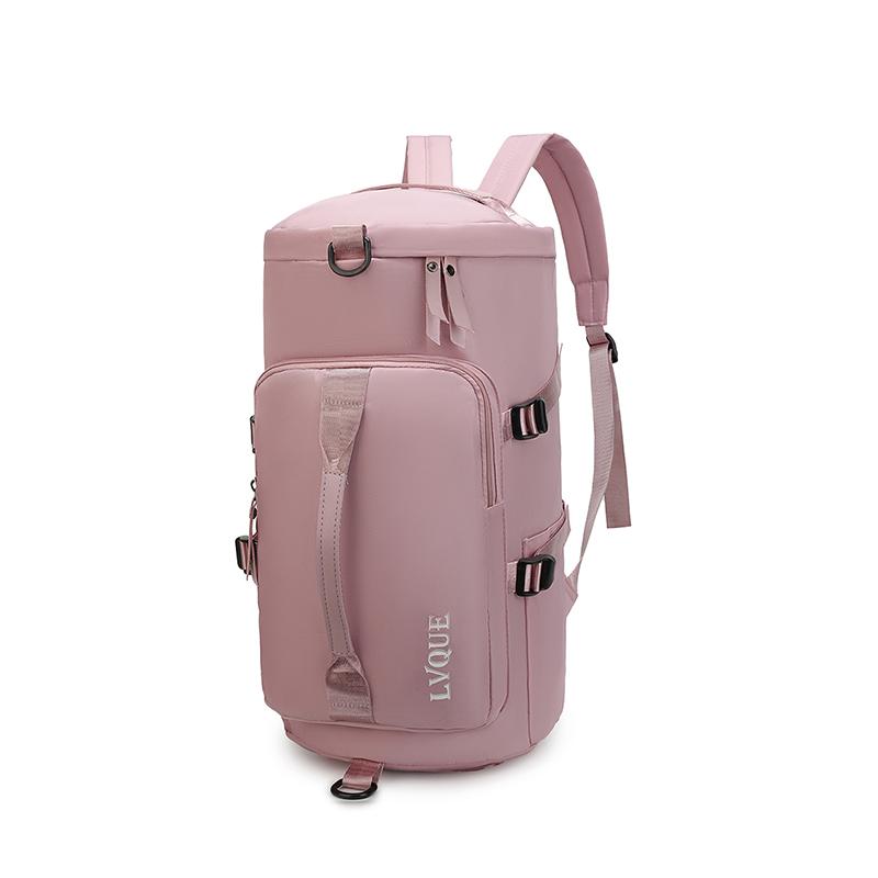 Sports Fitness Bag Women's Multi-Use Travel Bag Large Capacity Crossbody Bag Luggage Backpack