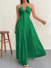 European and American Fashion Summer New Women's Halter Neck Dress