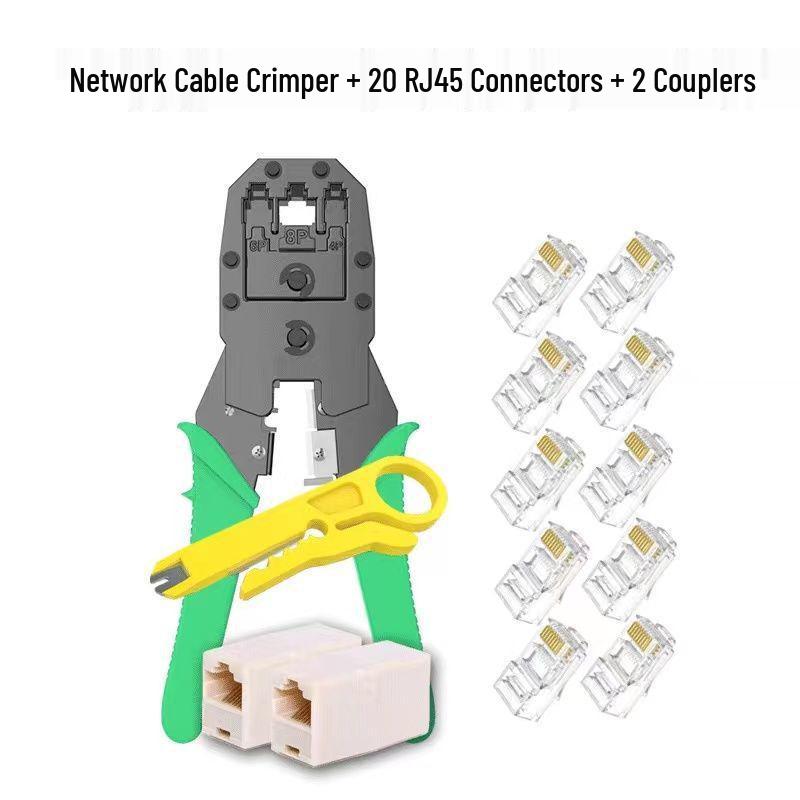 Professional Multifunctional Network Cable Crimper & Tester Set for Cat 5/6