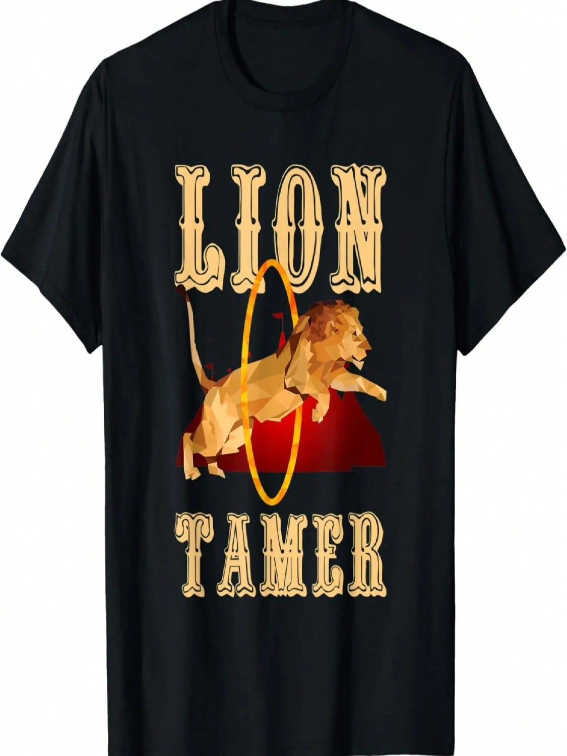 Vintage Lion Tamer Retro Carnival Theme Circus Staff Costume T-Shirt S разноцветный