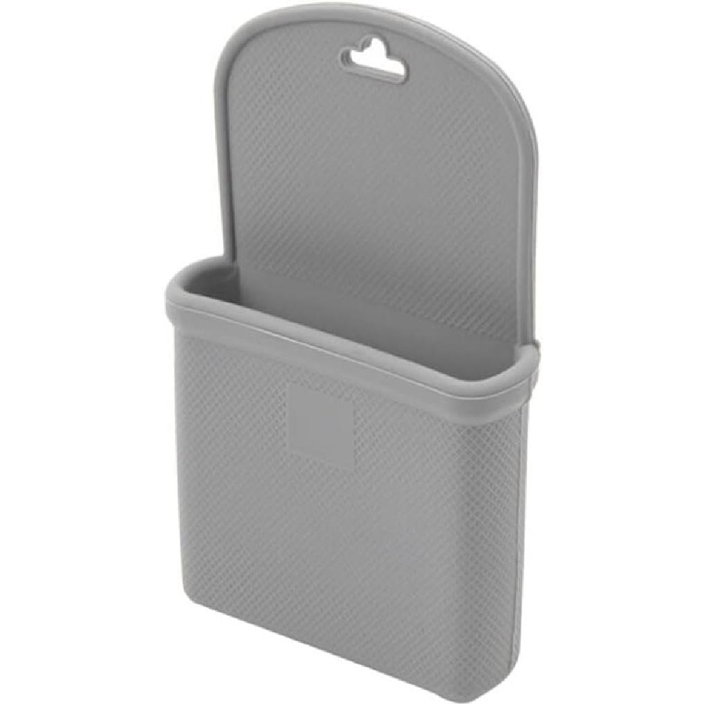 

Car Auto Air Vent Silicone Tidy Storage Hanging Bag Case Organizer for Keys, Coin, Cell Phone, Headphone, Glasses. Vehicle Air Conditioner Small серый