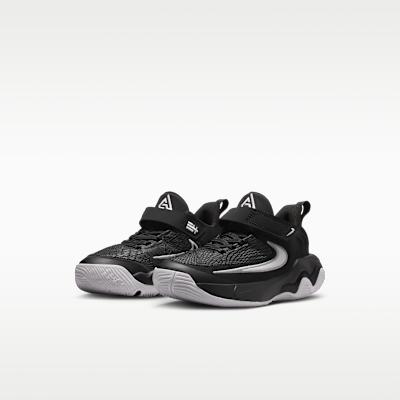 Nike Giannis Immortality 4 Black Wolf Grey White (PS)