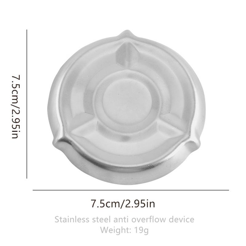

Stainless Steel Pot Watcher Disc For Preventing Boiling Over Essential Kitchen Tool For Cooking Milk Pasta Soup Boil Control