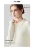 Elegant Lapel Cashmere Knitwear: Women's Long Sleeve Doll Collar Casual Sweater