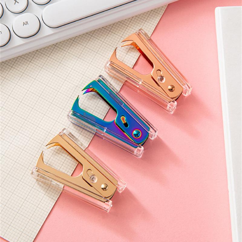 Staple Remover Staples Office Supplies General Mini Stapler Removal Nail Out Extractor Puller Stationery Tools 1Pc