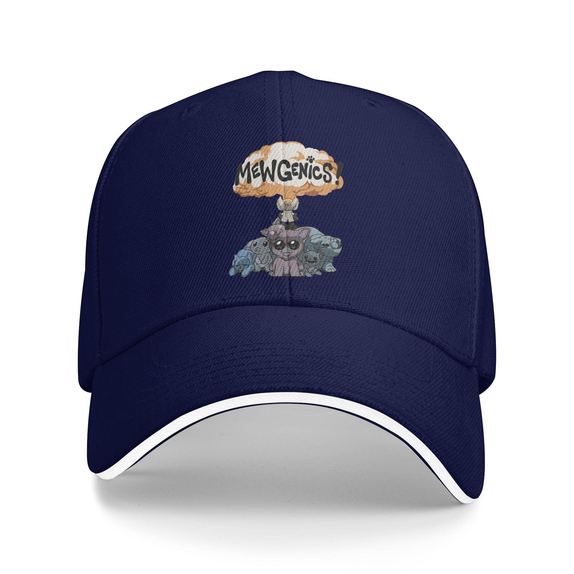 

Mewgenics Science and Mutated Cats Baseball Cap Fashion Sandwich Hats for Men Women Adjustable Dad Hat Fishing One Size темно-синього кольору