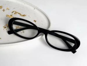 Protective Glasses 2PCS Small frames Oval Plastic Decorative Sun Glasses Fashion Sunglasses Outdoor Driving Seaside Holidays