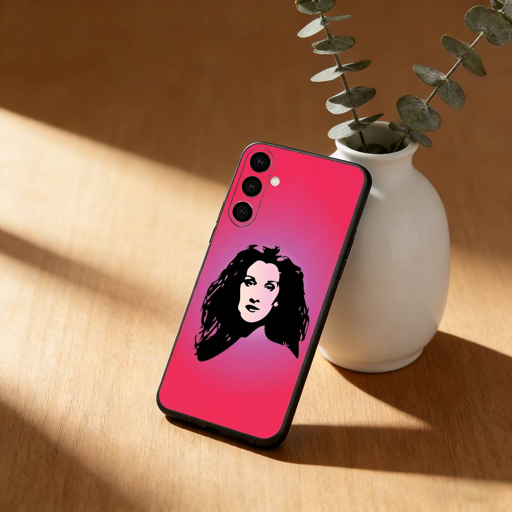 Celine Dion  Phone Case For Samsung GalaxyA13,21s,22,31,32,52,53,71,72,73,Soft Black Cover