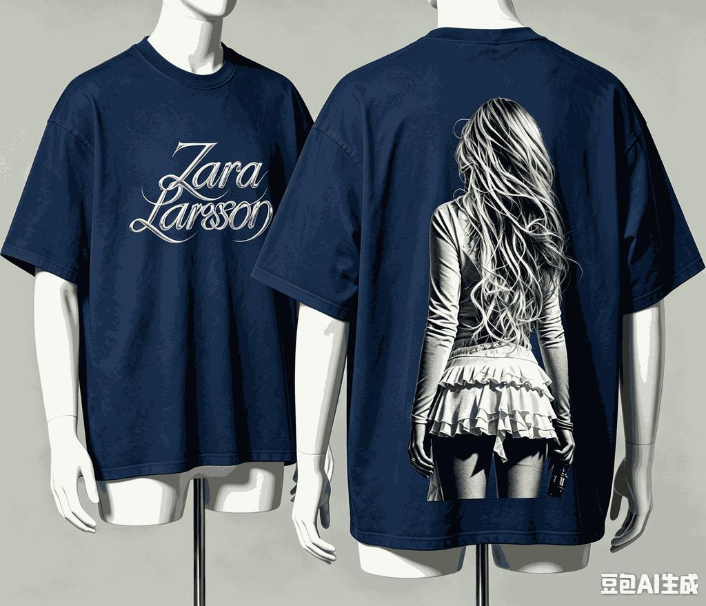Zara Larsson For Fan Gift Tshirt Unisex Unisex Harajuku Oversized Unisex Short Sleeve Streetwear High Quality Couples Classic Soft