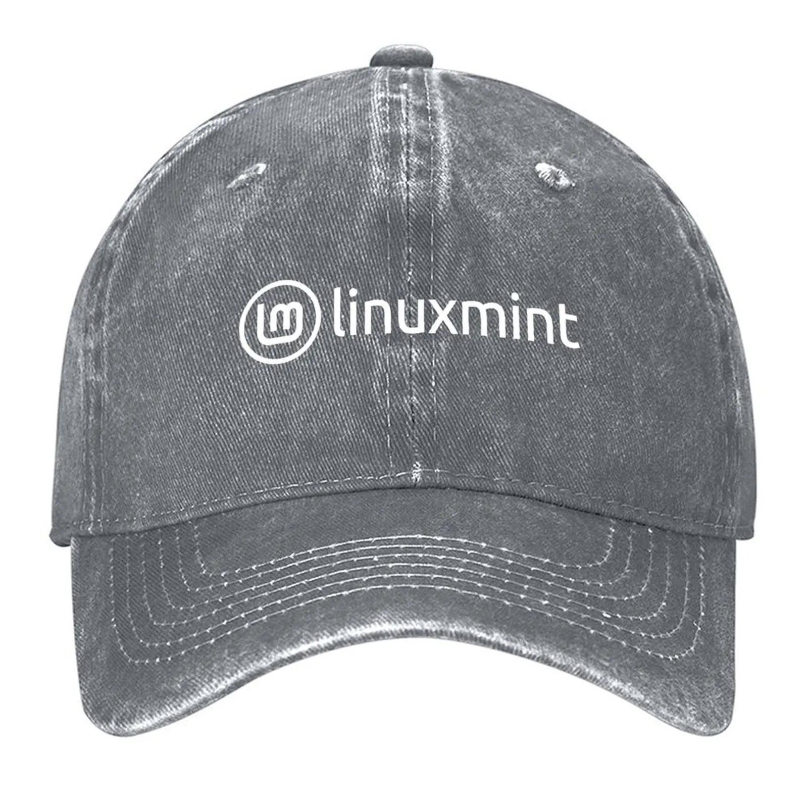 New Linux Mint Baseball Cap cute custom caps golf hat genuine hats on offer Women Unisexs