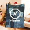 Clássico Luxuoso V VisvimS Manta Para Manta Macia Para Piquenique Cama Sofá Casa Quarto Aconchegante Quente Confortável