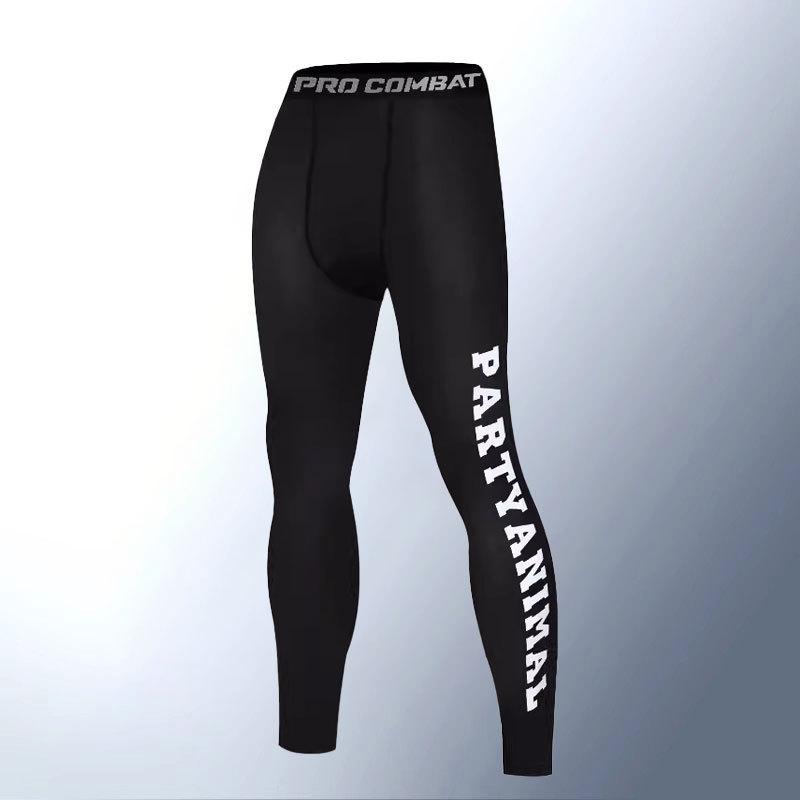 Men's Quick-Dry Elastic Fitness and Running Tights for Spring/Autumn