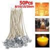 50PC Universal Wick Holders Perfect for Candle Making Candle Wicks Candle Making Supplies 8cm 10cm 15cm 20cm