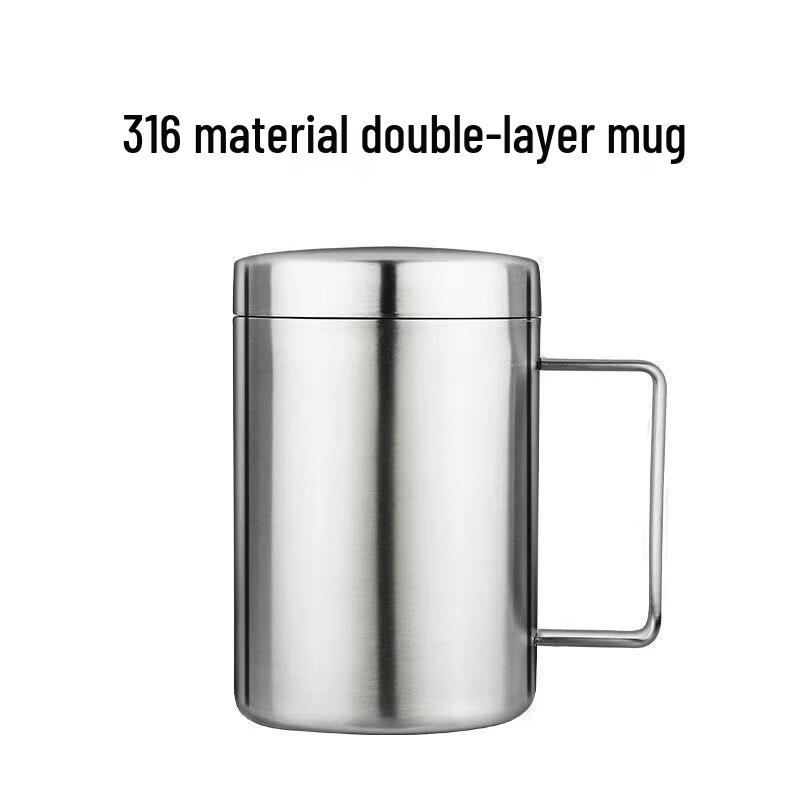 Kemi 300ml Stainless Steel Mug with Lid and Handle