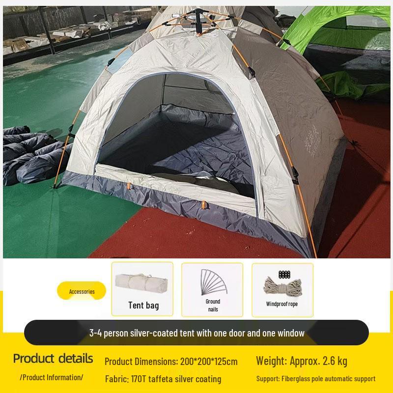 Automatisches Quick-Open Outdoor Camping- und Strand-Sonnenschirmzelt