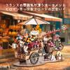 ROBOTIME 3D Wooden Puzzle, Blossom Cart, DIY Assembly Kit, Summer Vacation Craft Kit, Perfect Gift for Adults and Kids, Time Killer, Relaxing Time,