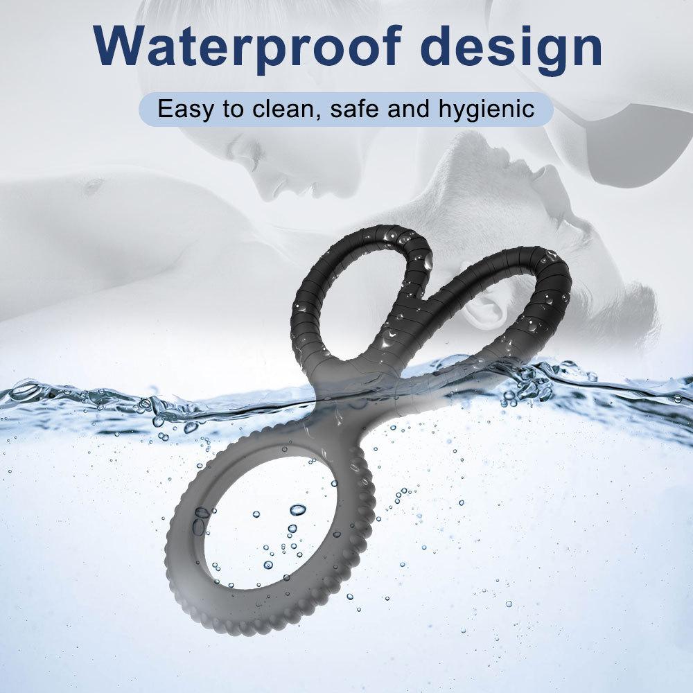 Cock Ring Silicone Penis Lock Rings Male Reusable Delay Ejaculation Ring Scrotum Bondage Goods Couple Cock Erection Erotic Toys