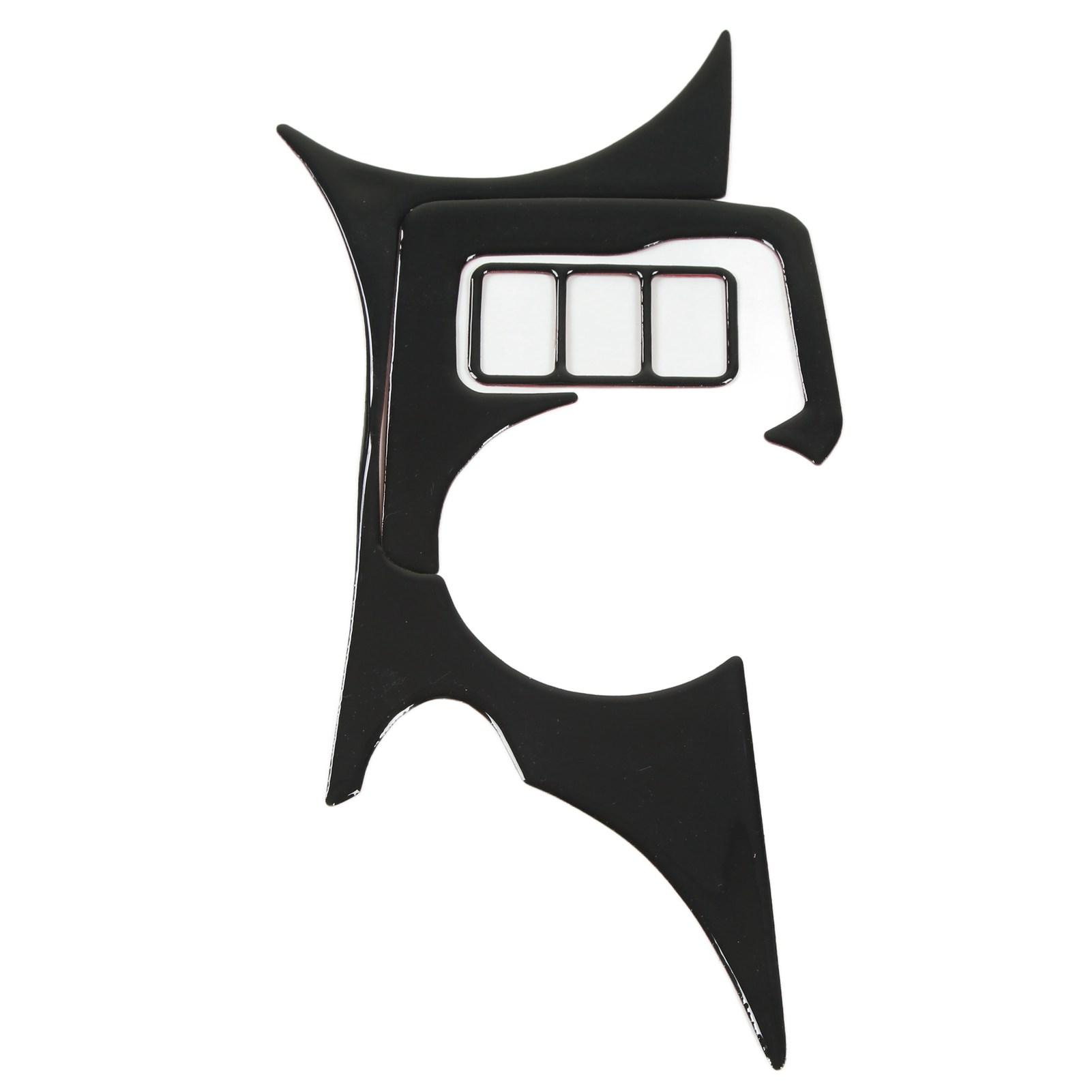 

Console Cup Holder Panel Glossy Black Heat Button Frame Decoration Frame Panel Sticker for 370Z Z34