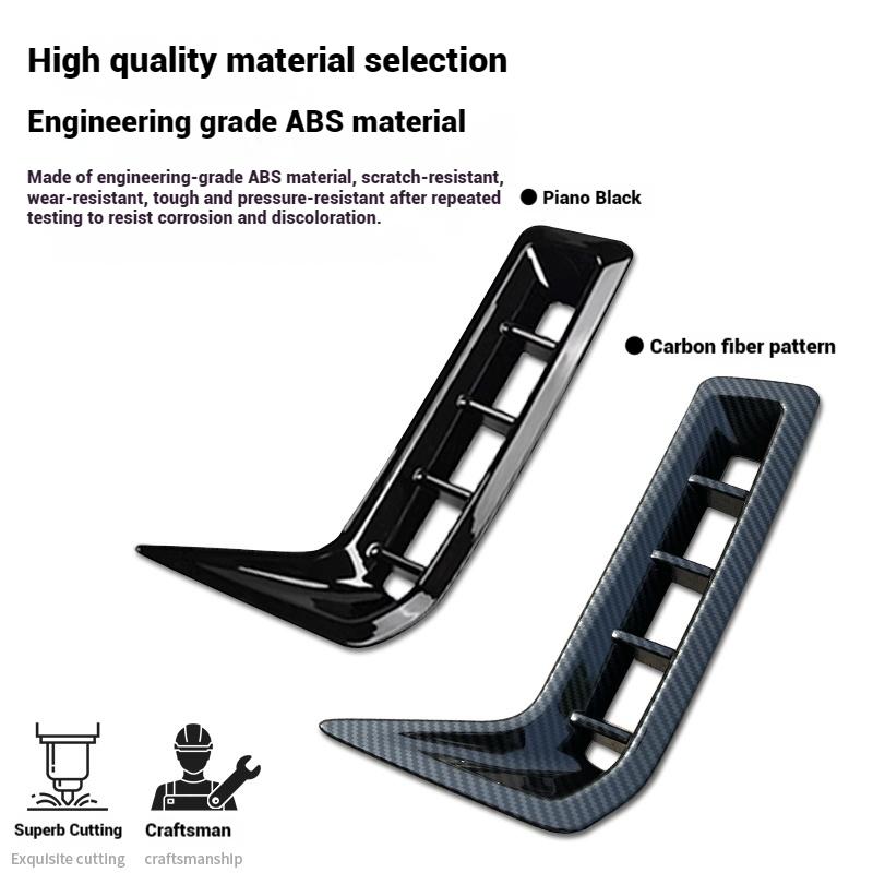 For BMW X5 G05 M Sport LCI -2025 Front Bumper Fog Light Frame Cover Car Fog Lamp Body Kit Splitter Cover Grille Sticker