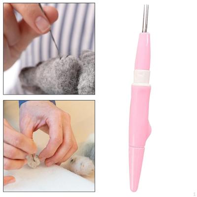 Viltnaald Pen Benodigdheden, Comfortabele Grip met 3 Naalden, Wol Accessoires voor Vilt