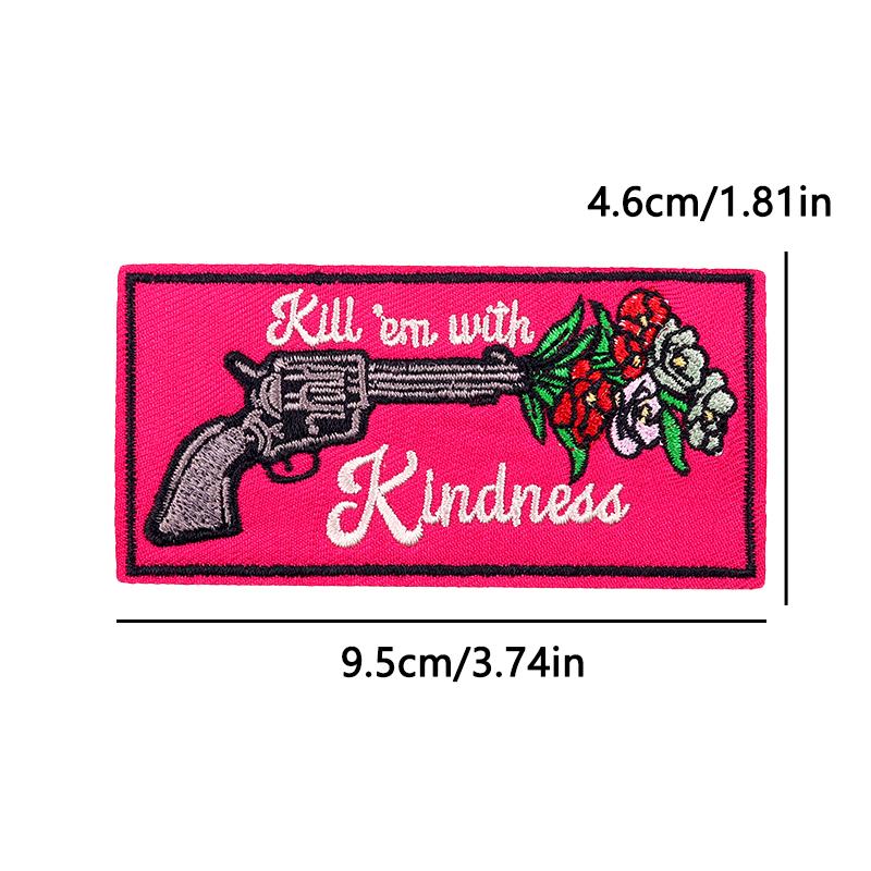 Tactical Morale Patch Embroidery Iron On Motivational Quote For Backpack Gear Metal Style Military Sewing Embroidered Design