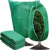 Kälteschutzabdeckung für Pflanzen, Winterschutz, Frostdecke mit verstellbarem Kordelzug und Reißverschluss, Frostschutzbeutel für Gartensträucher und Bäume