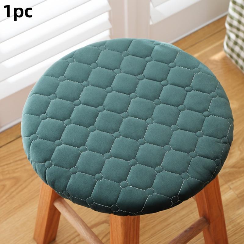 1pc Round Cushion, Home Decoration Round Stool Cover, Thickened Material, Simple and Easy To Clean, Can Be Used In All Seasons