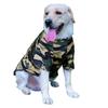 Large Dog Camouflage T-Shirt Breathable Summer Pet Clothes for Golden Retriever Labrador Thin Mesh Dog Vest Outdoor Sunproof