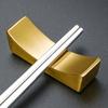 Pack of 2 Elegant Chopsticks Holder Spoon Organizers Stainlesss Steel Chopstick Rests for Dining Table Kitchen Tool