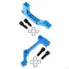 2 Piece Aluminum Alloy Bicycle Cycle Disc Brake Adapter for 8 "Bore -R203 , Blue