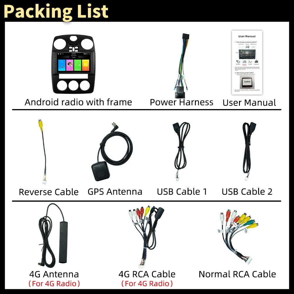 

2 Din Android автомобильное радио для Chrysler PT Cruiser 2000-2010 GPS-навигация Carplay 4G стерео авторадио аудио мультимедийный плеер 2+64+MIC