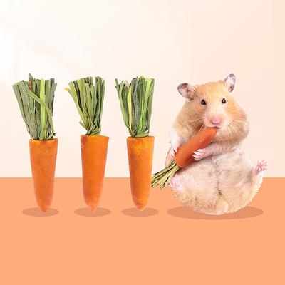 Małe zwierzęta domowe materiały do żucia chomik smakołyki królik zabawki do żucia małe zwierzęta do żucia marchewki całkowicie naturalne odżywcze zabawki do żucia dla królika/chomika/świnek morskich