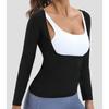 Women's Adjustable Tummy Control Shapewear Sweat Suit - Compression Waist Cincher & Body Sculptor