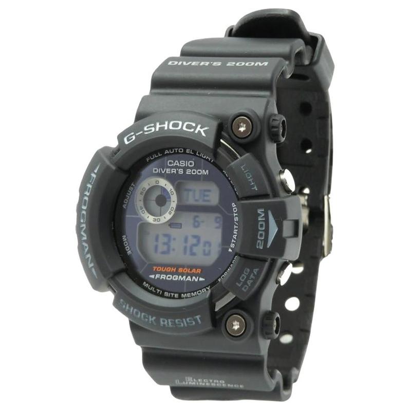 Casio CASIOG-SHOCKG-SHOCK Frogman Series Black Japanese and Korean Watch Men's Watch Quartz Movement Resin Strap Japanese and Korean GW-200RB-1JF
