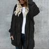 Women's Winter Furry Warm Coat Double Sided Anti Fur Plush Jacket Mid Length Autumn Winter Top