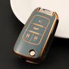 TPU Flip Car Key Fob Case Cover for Chevrolet Cruze Impala Camaro Garna Equinox Volt Yakista AVEO Impala GMC Buick Excelle GL8