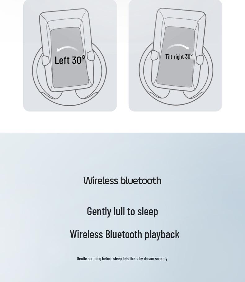 Multifunctional Electric Baby Rocking Chair - Soothing and Comforting Cradle for Infants