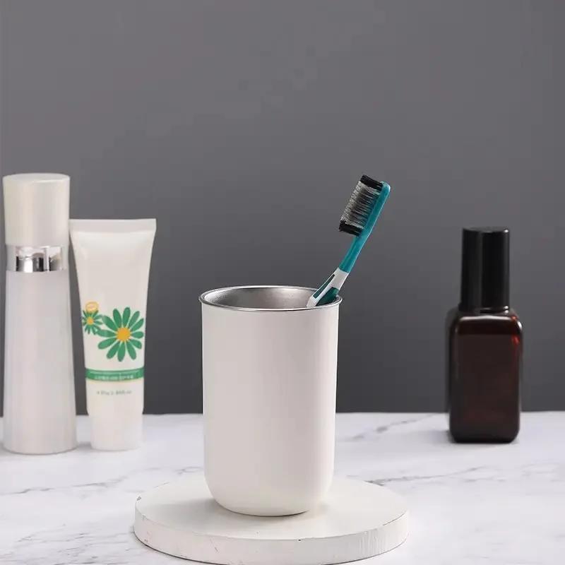 1PCS Stainless Steel Thermos Coffee Cup Mug Simple Insulated Coffee Mug Thermal Bottle Heat-resistant Thermos Mug Drinkware