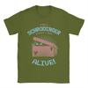 Dì a Schrodinger Che Sono Vivo di Tobe Fonseca T-shirt Gatto Uomo 100% Cotone T-shirt Girocollo Magliette Regalo di Compleanno