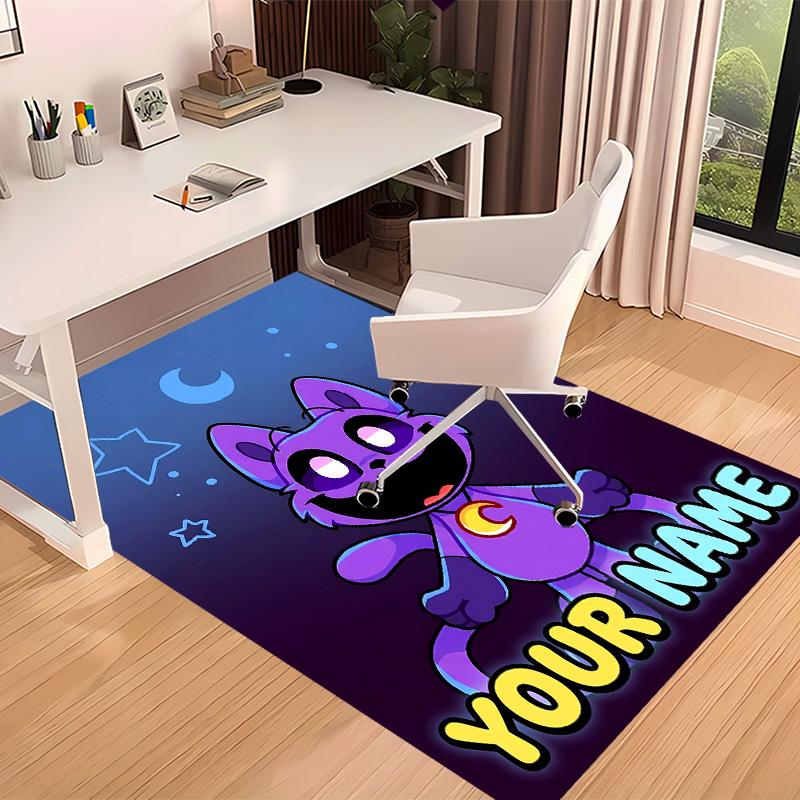 Custom personalization Smiling Critters Print Area Rug - Soft, Washable Non-Slip Indoor Mat,Living Room,Home&Office Decorative Rug